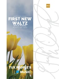 First New Waltz piano sheet music cover Thumbnail